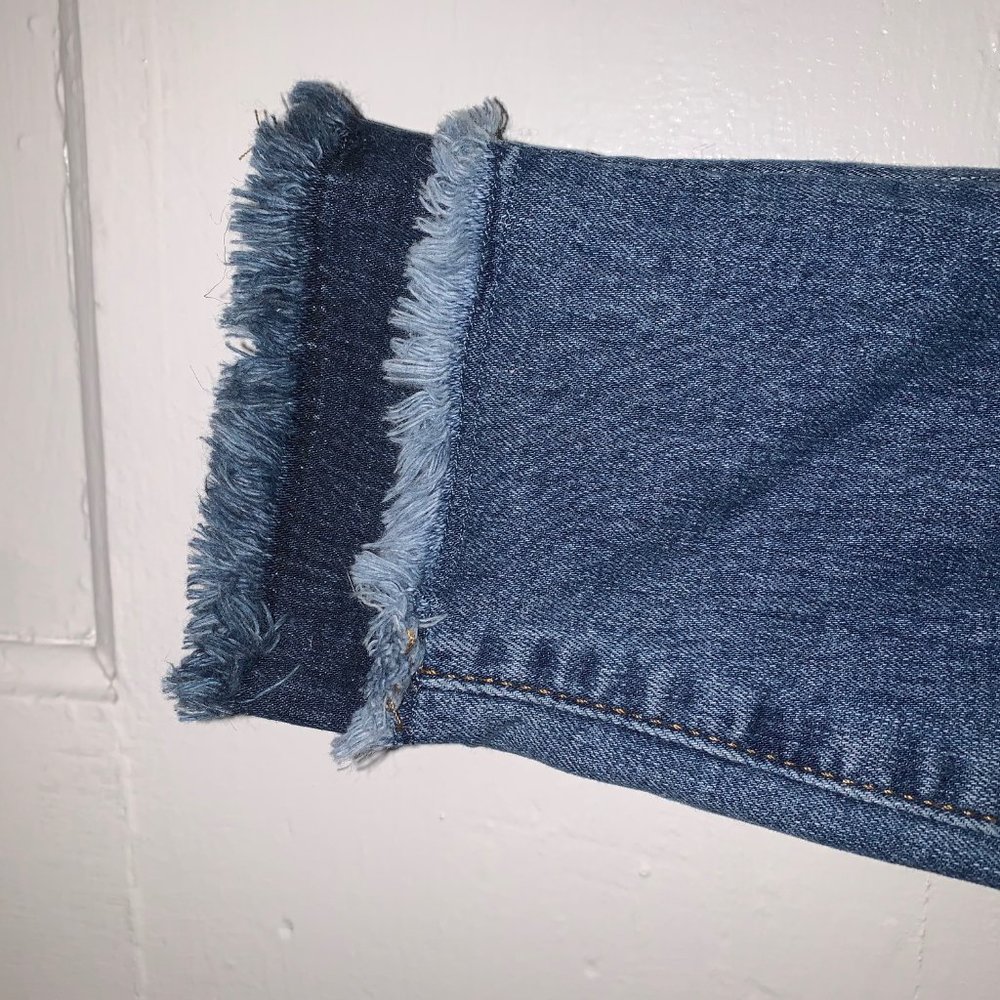 LOFT Double Frayed Skinny Jeans - NWOT